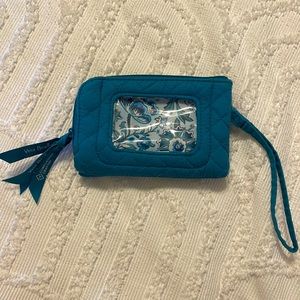 Blue Vera Bradley wallet/clutch